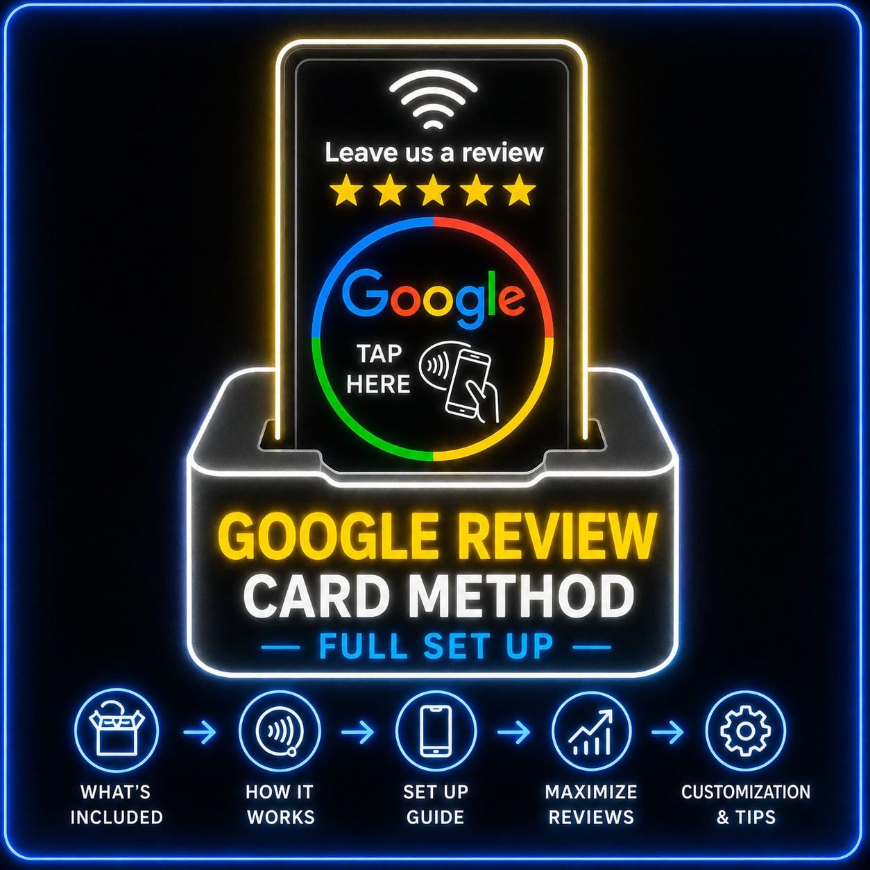 Google Review Card Method - FULL SETUP + Supplier