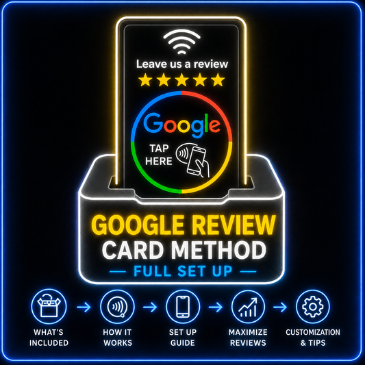 Google Review Card Method - FULL SETUP + Supplier